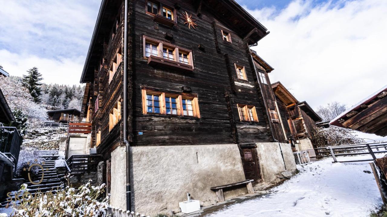 Heimeliges Walliserhaus Fiesch Exteriér fotografie