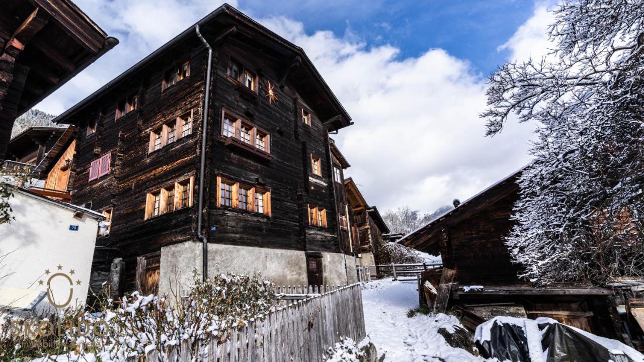 Heimeliges Walliserhaus Fiesch Exteriér fotografie